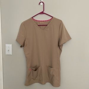 Scrub set brown beige